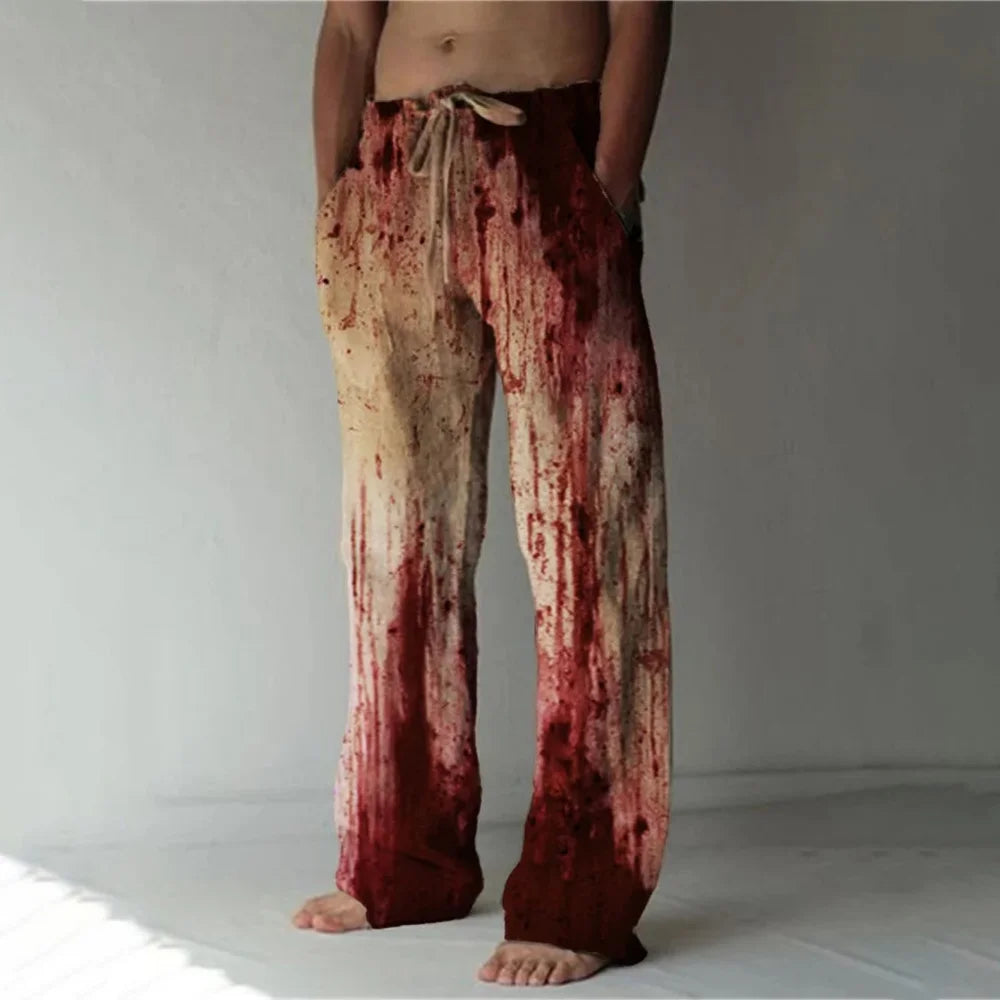 💀 The Nocturnal Skull Masterpiece: Premium Men’s 3D Printed Streetwear Trousers – High-Definition Skull Graphic, Versatile Multi-Pocket Utility, and Sophisticated Oversized Drawstring Sport-Luxe Pants CKQQQD701