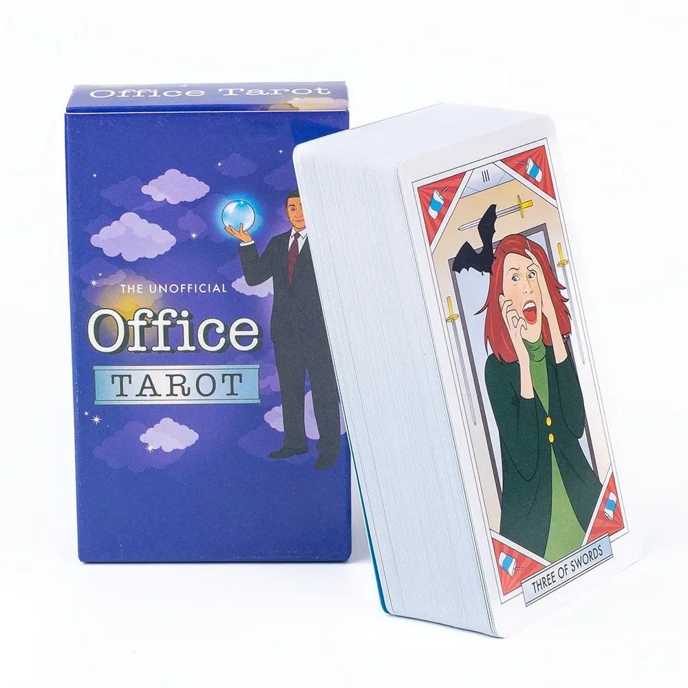 💗 Unofficial Office Tarot Deck – 78 Cards (10.3×6 cm) for Family Parties & Divination