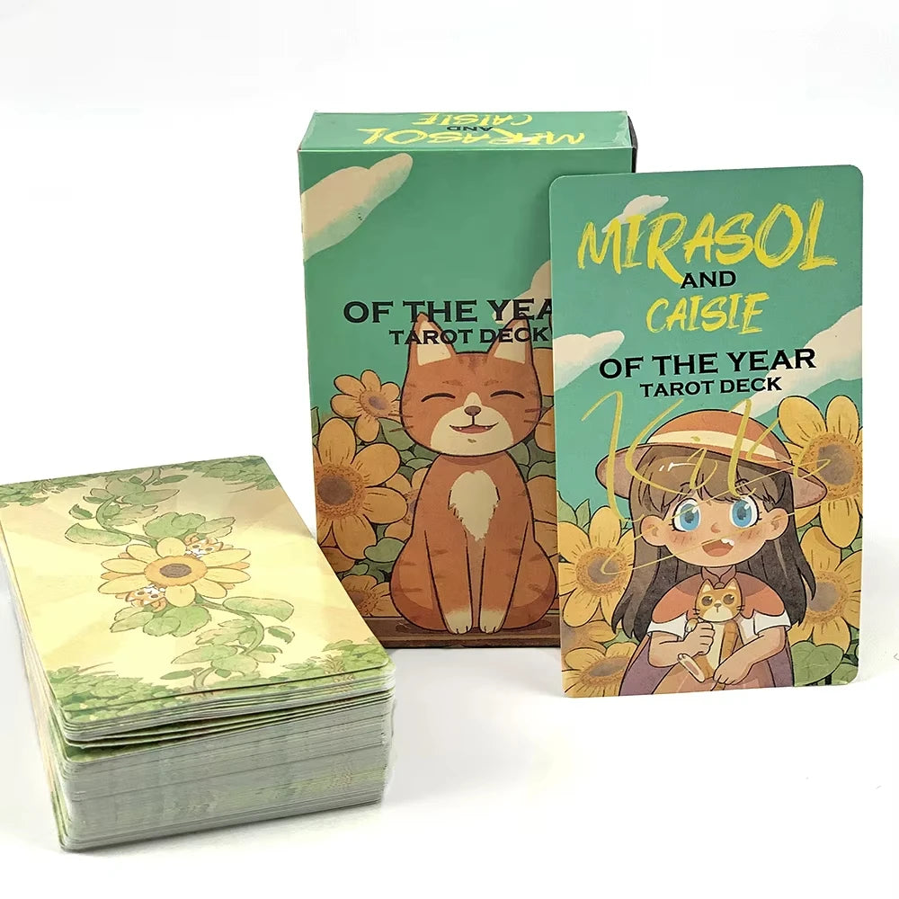 Of The Year Tarot Deck – Cute Cartoon Character Cards for Friend Party Games & Creative Gift Collectors