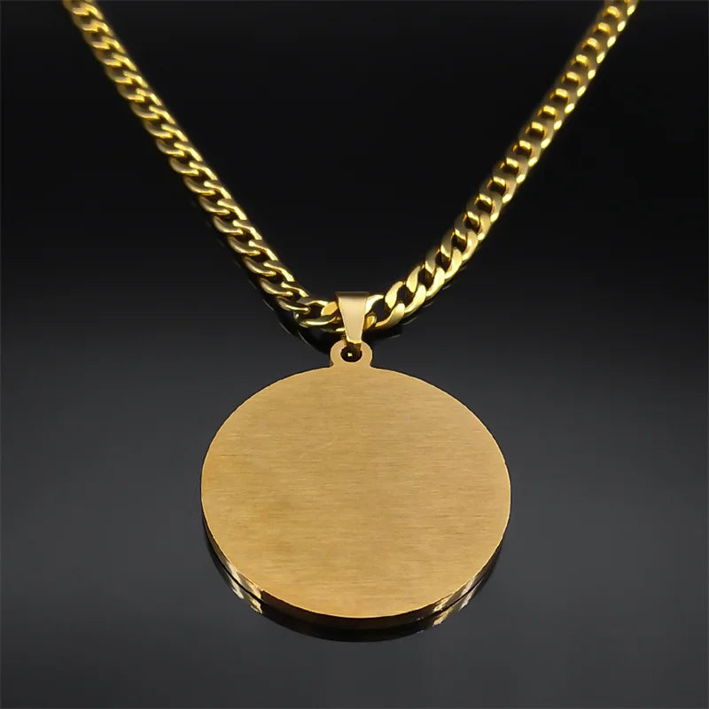 👁️ Eye of Providence Illuminati Pyramid Necklace – Large Crystal Pendant | Men's Hip Hop Style | Stainless Steel Gold Color Chain Accessories