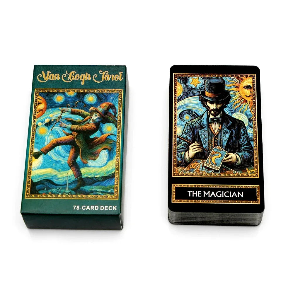 78-Card Tarot Card Deck for Portable Fortune Telling and Tabletop Play