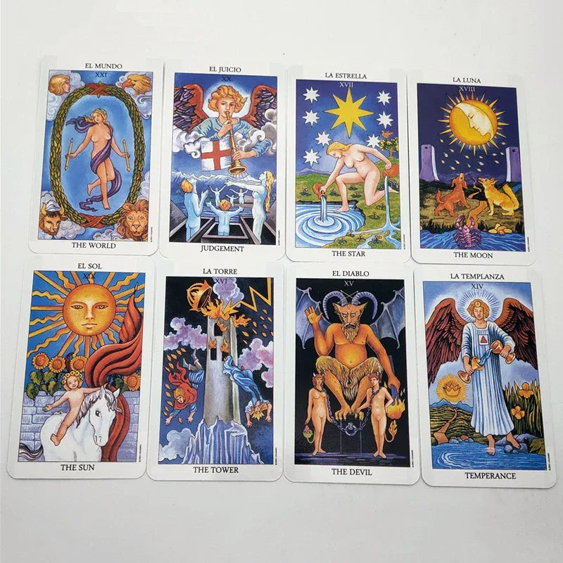 🌙 The Guardian of the Night Tarot Deck – 78 Cards | Animal-Themed Divination Deck | Work, Life & Love Guidance | Board Game & Oracle Cards | 10.3 x 6 cm | Guidebook Included | Family & Party Fun