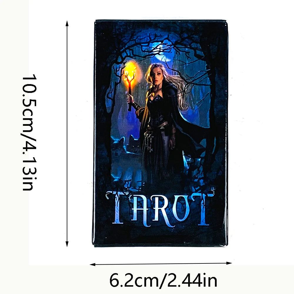 🔥Hot Selling Tarot Cards | 78-Card Oracle Deck for Leisure Entertainment – Family Gathering Divination & Tarot Board Game