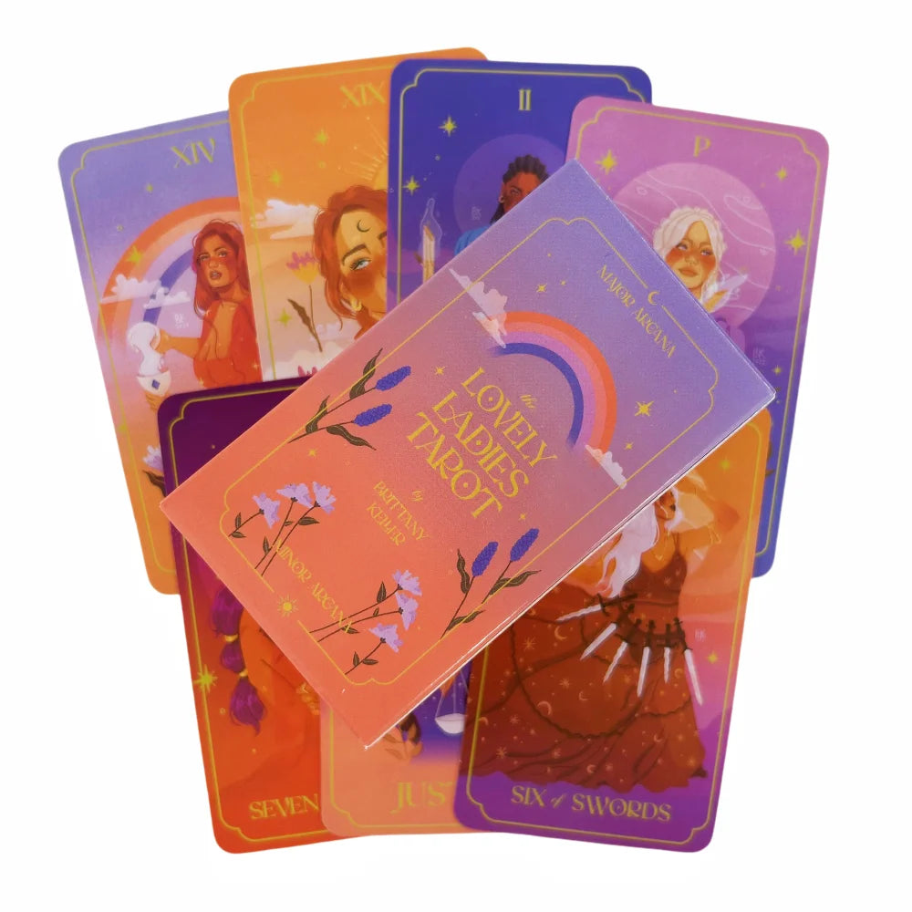 The Lovely Ladies Tarot Deck – 78 Cards English Edition for Empowerment, Divination & Party Board Game