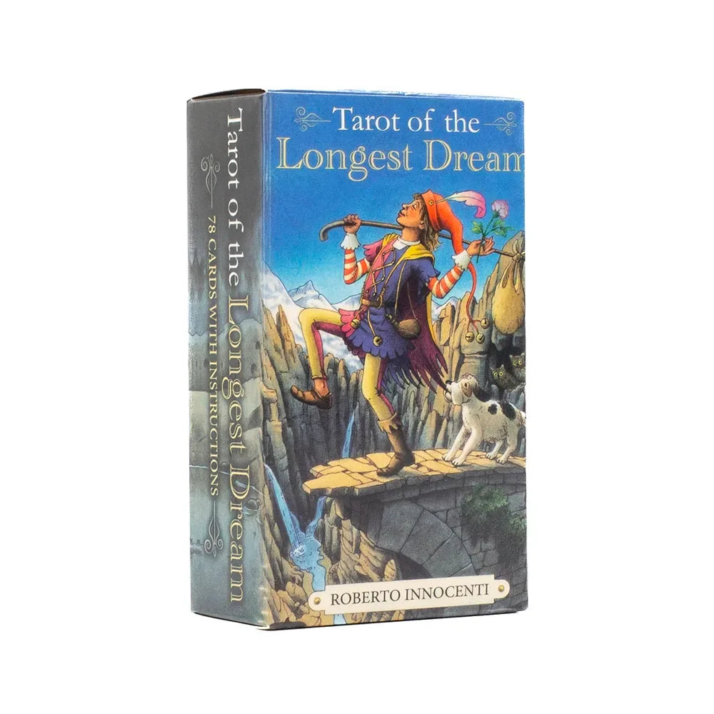 78Pcs Longest Dream Tarot Card Set High-Quality Divination Tool With Detailed Guidebook Colorful Frame Fortune Telling Cards