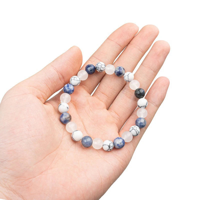 ✨ Simple Natural Stone Bracelet – Fashion Beaded Jewelry for Women and Men – Versatile and Exquisite Accessories & Gifts
