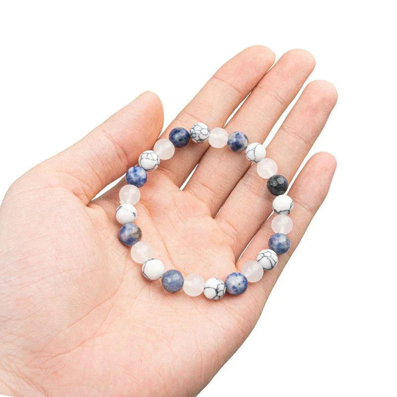 ✨ Simple Natural Stone Bracelet – Fashion Beaded Jewelry for Women and Men – Versatile and Exquisite Accessories & Gifts