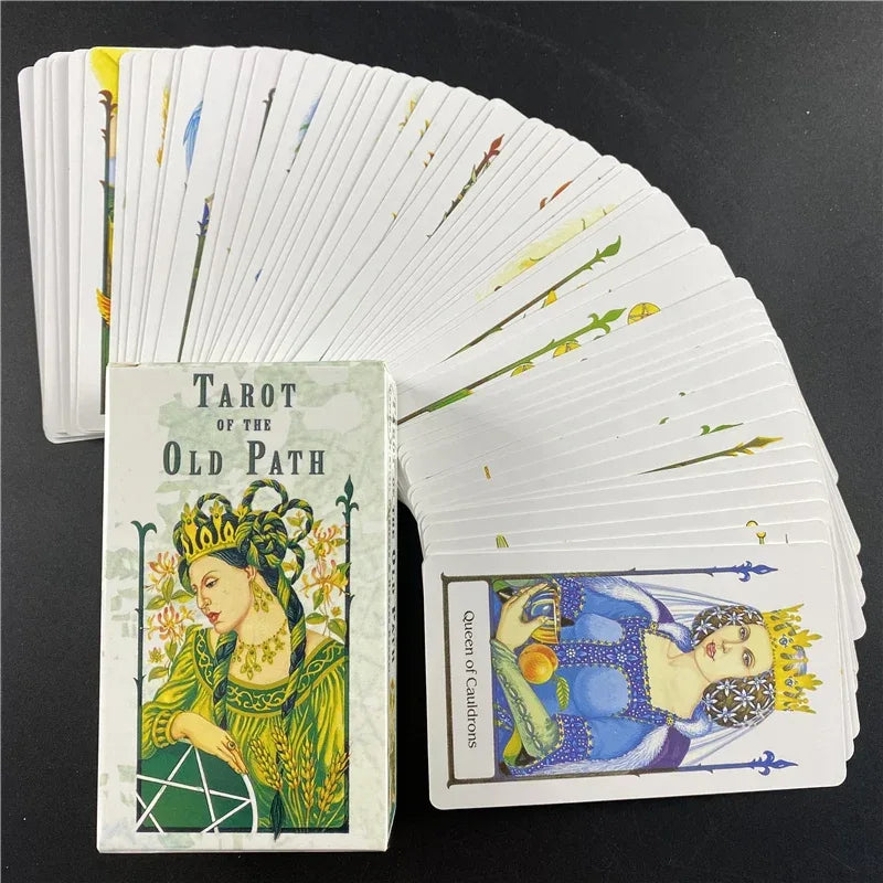 🌿 Tarot of the Old Path Deck – 78 Cards | English Edition | Traditional & Insightful Divination | Family Party Board Game | Beginner Friendly