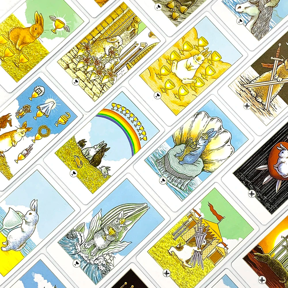 ✨ High-Quality Tarot Deck with Tin Box Packaging and Gilded Edges – English Visions Divination Edition for Board Games & Gift Giving