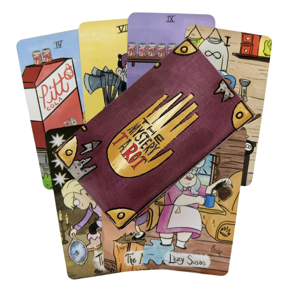 ✨ The Mystery Tarot Cards – 78-Card Deck Inspired by Gravity Falls for Party and Board Games