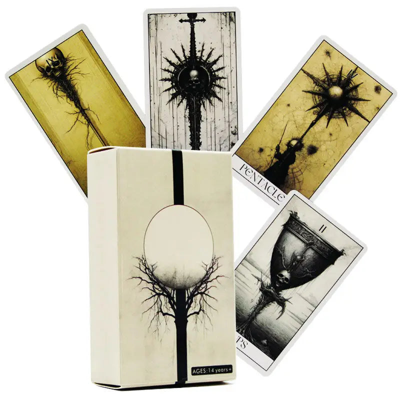 🃏78 Pcs Mysterious and Terrifying Tarot Cards | Divination & Spiritual Insight | Perfect for Beginners