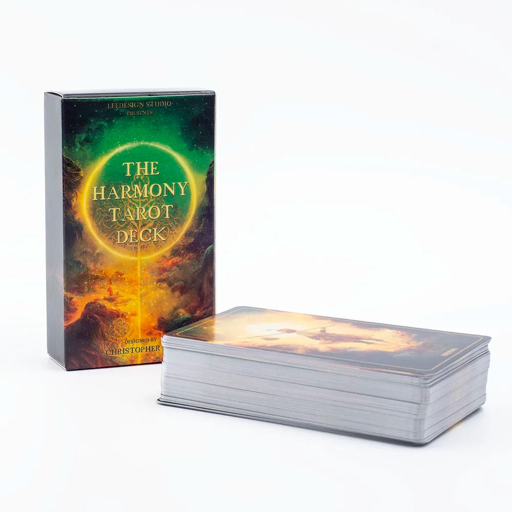 The Harmony Tarot Deck – 78-Card English Visions Divination Edition (10.3x6 cm) for Family Board Games and Spiritual Prophecy
