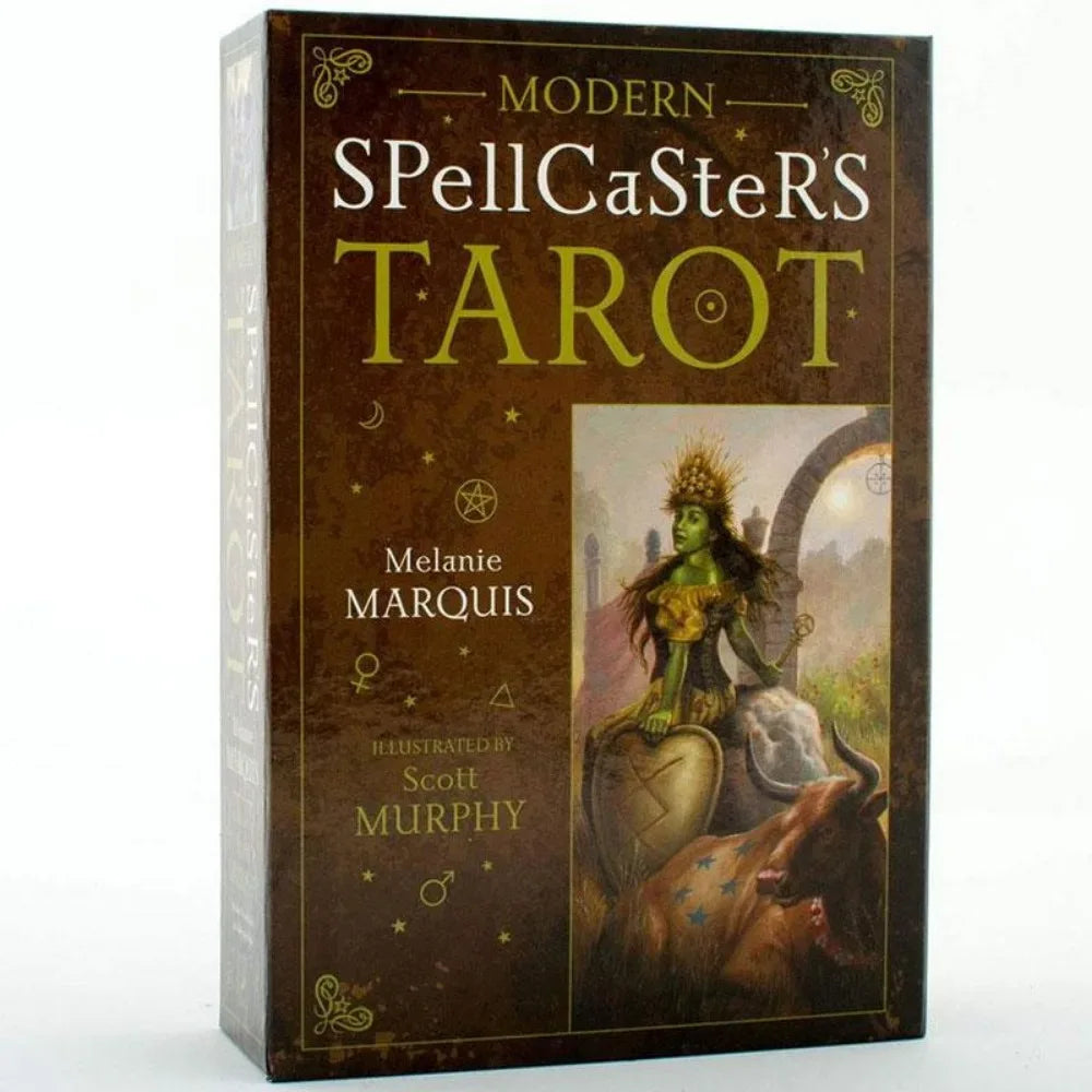 🔮 Modern Spellcaster's Tarot Deck by Melanie Marquis – New Magical Card Game for Divination and Spellwork