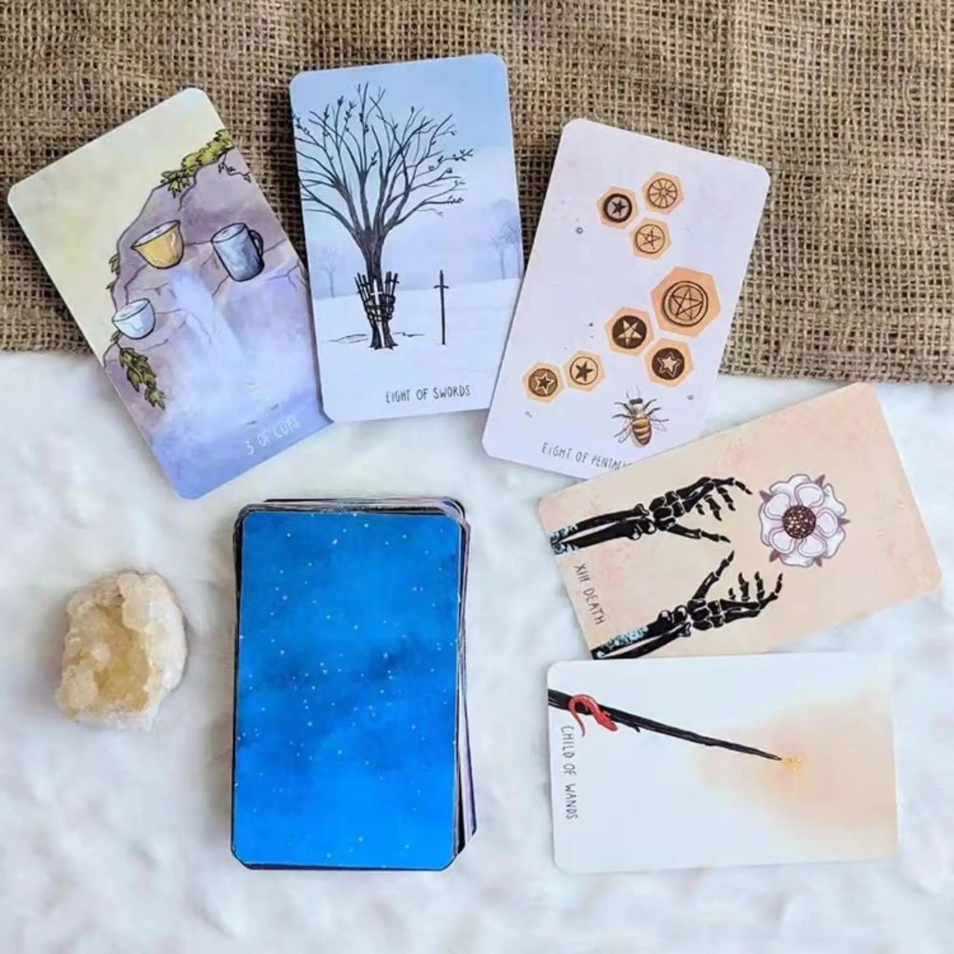 ✨ The Spacious Tarot Deck – 78 Cards Set | Interactive Family and Party Board Game for Entertainment and Self-Discovery ✨