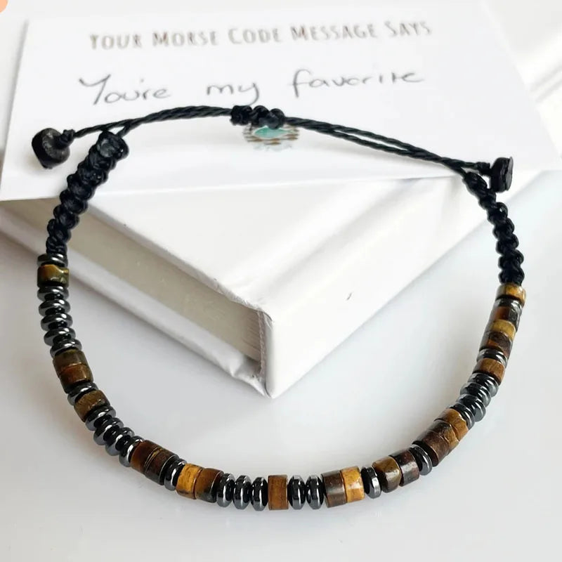 ✨ Men’s & Women’s Extra Strength Black & Copper Magnetic Hematite Bracelet – Powerful Healing & Energy Balance Jewelry A3