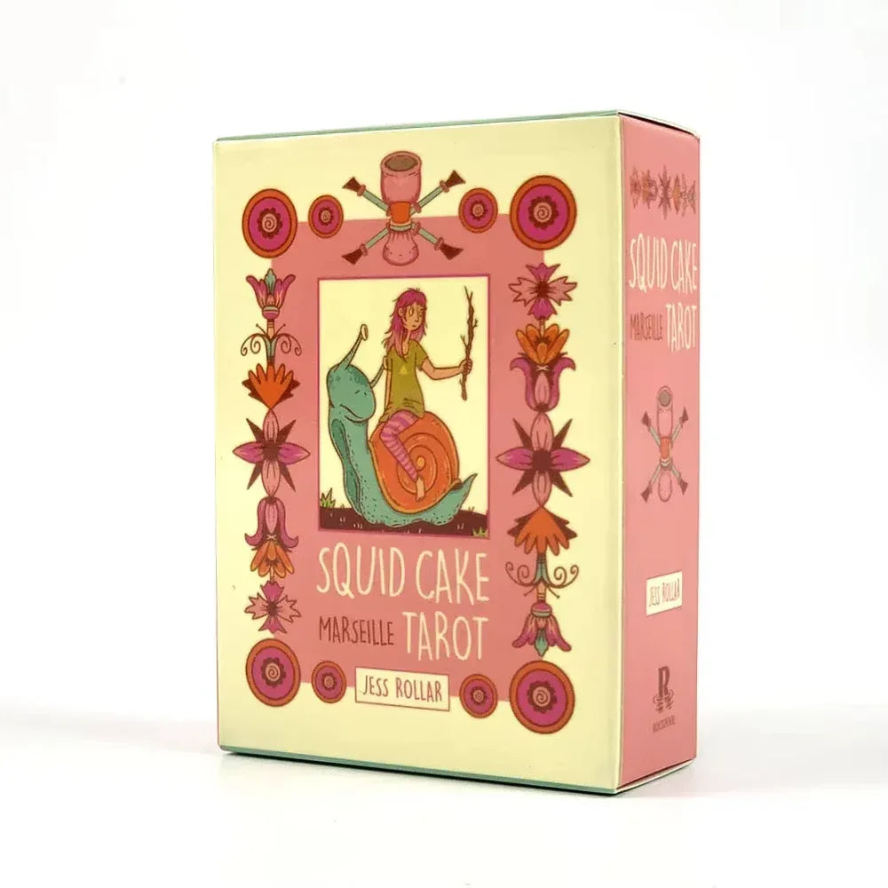 Squid Cake Marseille Tarot Deck – 78-Card Modern Twist for Family, Party, and Divination Games