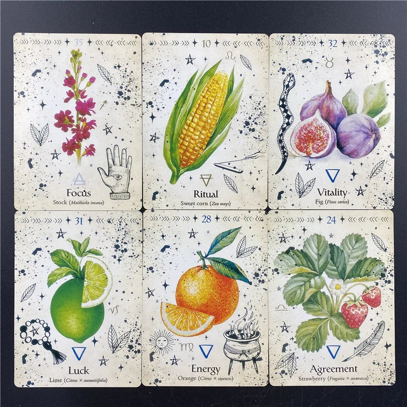 The Green Witch’s Oracle Deck – 50 Cards with Natural Magic Wisdom, English Edition for Divination & Spiritual Growth