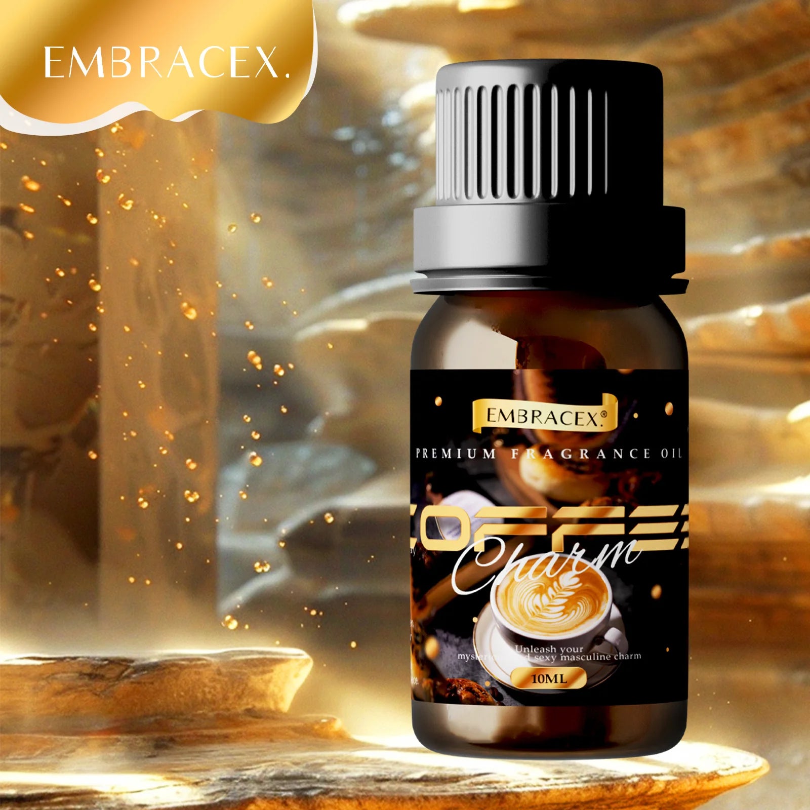 🌿 6PC/1PC 10ML Men's Essential Oil Gift Set – Perfect Father’s Day and Friends’ Gift for Candle Making, Soap Crafting, and Aromatherapy Diffusers﻿ Bitter coffee