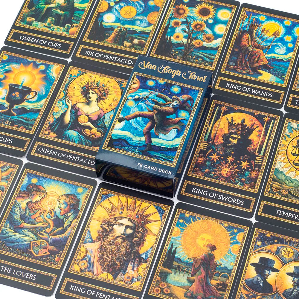 🃏 Van Gogh Tarot – 78-Card Art-Inspired Tarot Deck for Divination, Wisdom & Party Board Game Entertainment