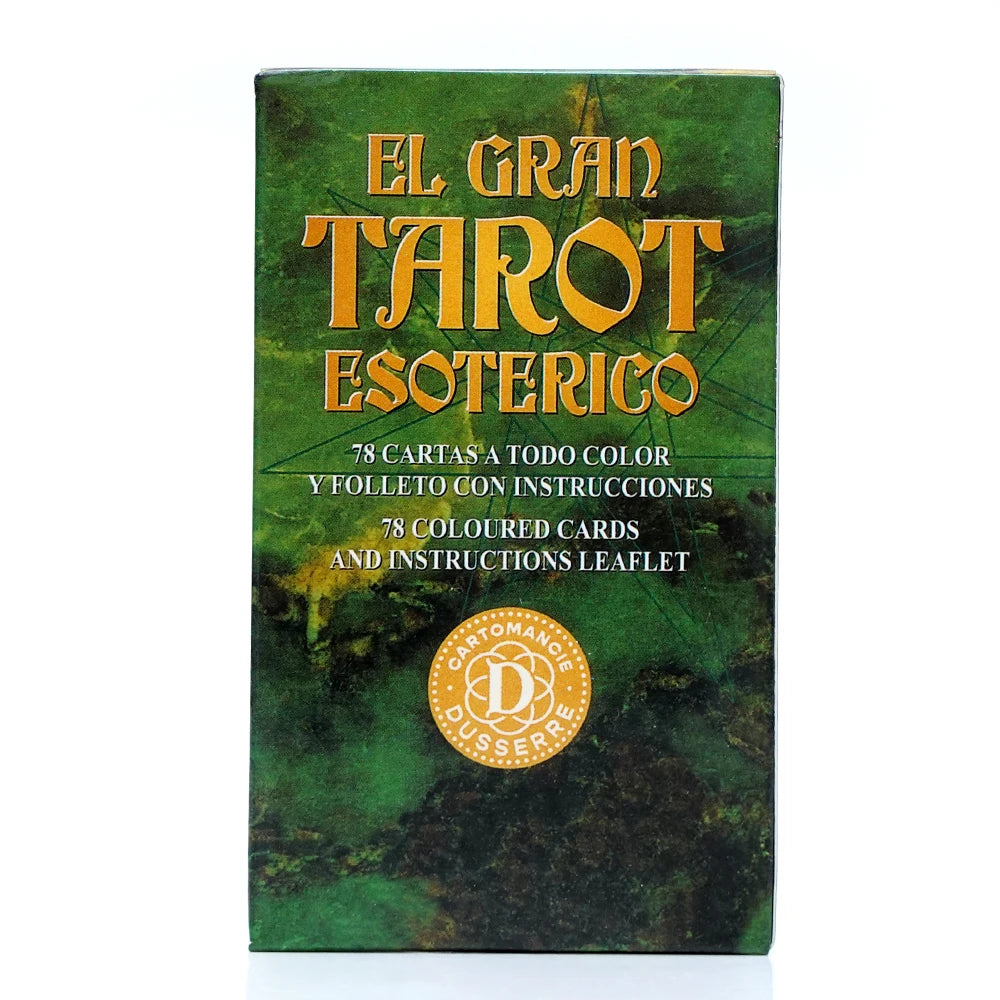 🔮 Baraja de Tarot en Español con Instrucciones Incluidas – Cartas Adivinatorias con Diseño Esotérico para Lecturas Espirituales y Divinación