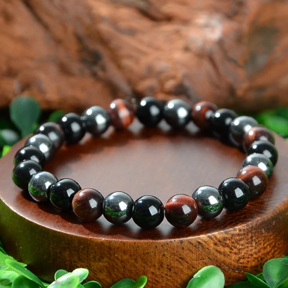 ✨ Natural Crystal Gemstone Bracelet – Meaningful Anniversary Gift for Boyfriends, Perfect for Daily Wear & Special Occasions