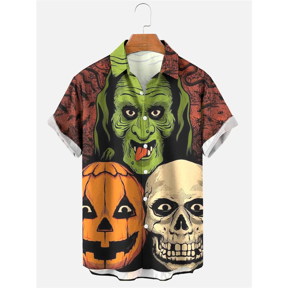 ✨ The Timeless Icon Edition: Premium Men’s Retro Character Graphic Shirt – High-Definition Vintage Animation Art, Couples' Matching Halloween Style, Breathable Quick-Dry Hawaiian Beach Shirt, and Sophisticated Urban-Holiday Short-Sleeve (XS-5XL) CS2024TGBA2791