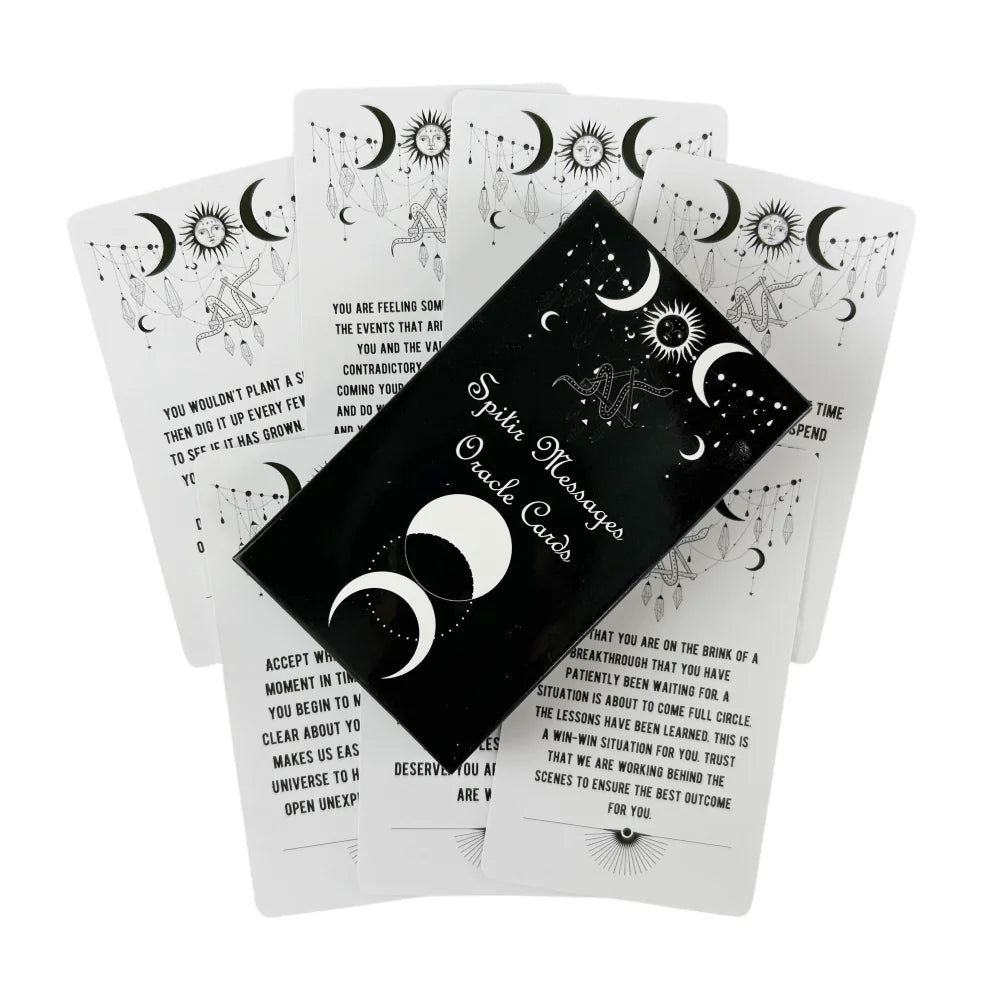 Spirit Allies Oracle Cards – 60-Card English Vision Edition for Divination, Spiritual Guidance & Party Board Games TS238