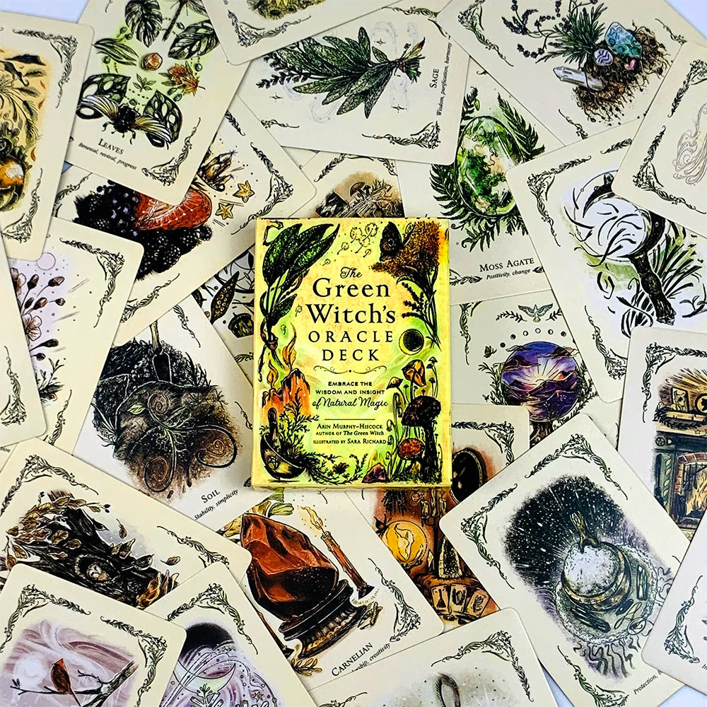 The Green Witch’s Oracle Deck – 50 Cards Embracing Natural Magic and Witchcraft Wisdom