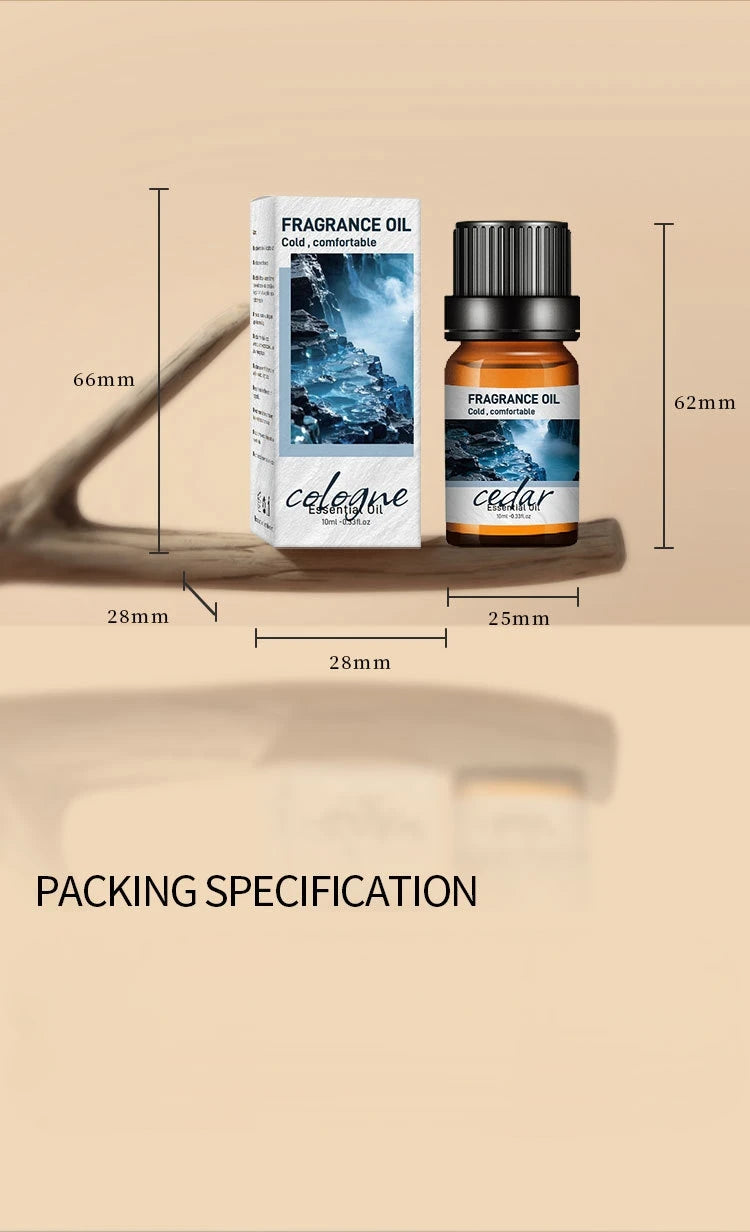 🚗 10ml Car Natural Plant Essential Oil – Water-Soluble Aromatic Refill for Auto Diffuser, Humidifier, and Air Freshener﻿