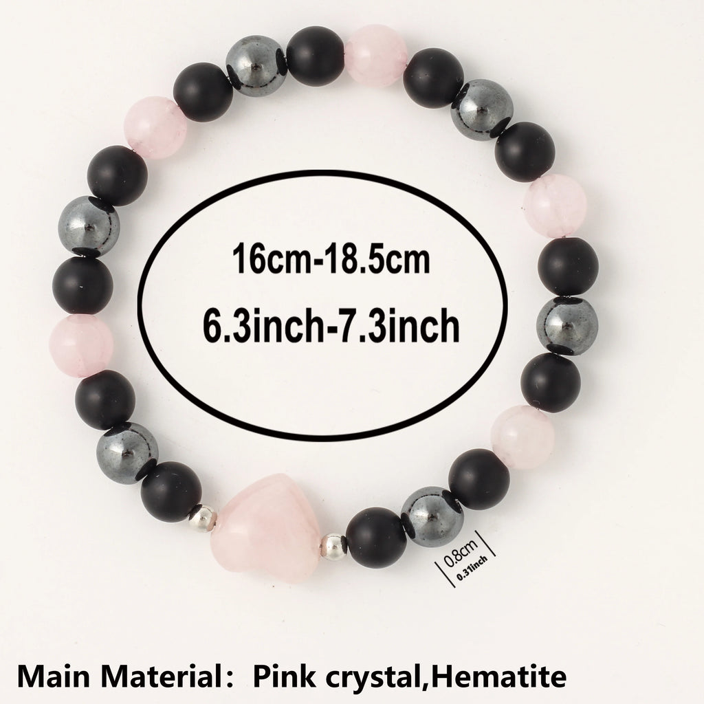 ✨ Luxury Winter Jewelry – Black, Yellow & Silvery Tiger’s Eye Hematite Brazaletes – High-Quality Natural Stone Bracelets for Family Gatherings