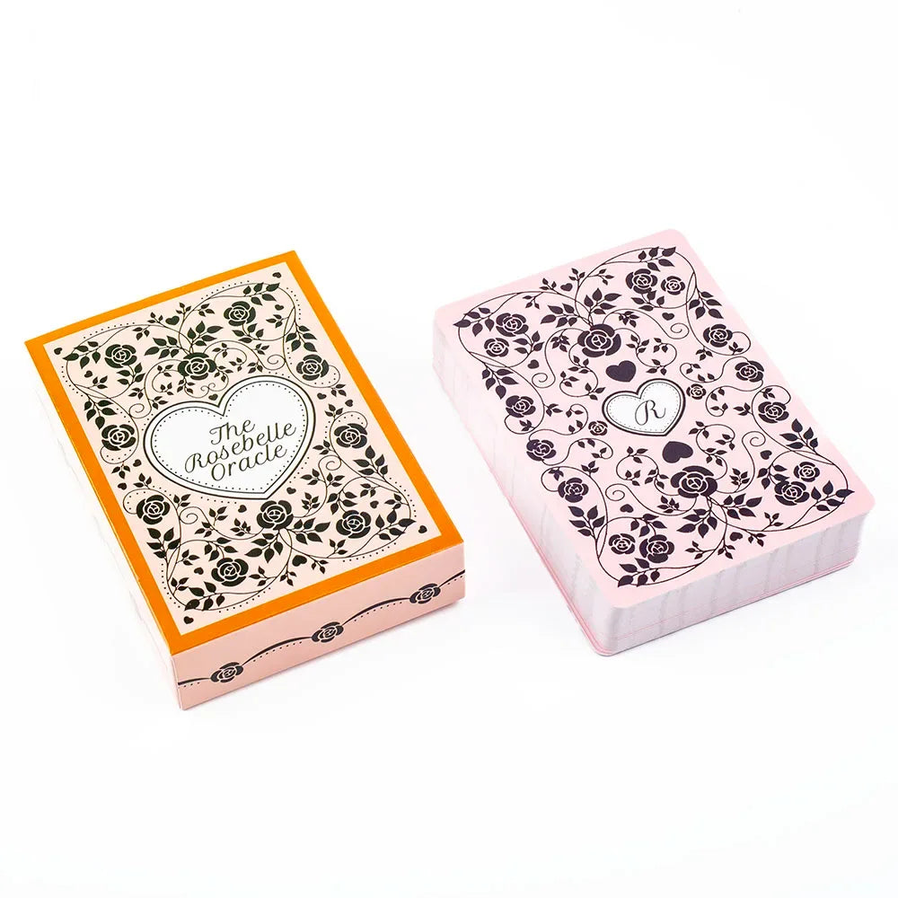 🌹 The Rosebelle Oracle Cards – 65-Card English Version Oracle Deck for Divination, Party, and Desktop Entertainment