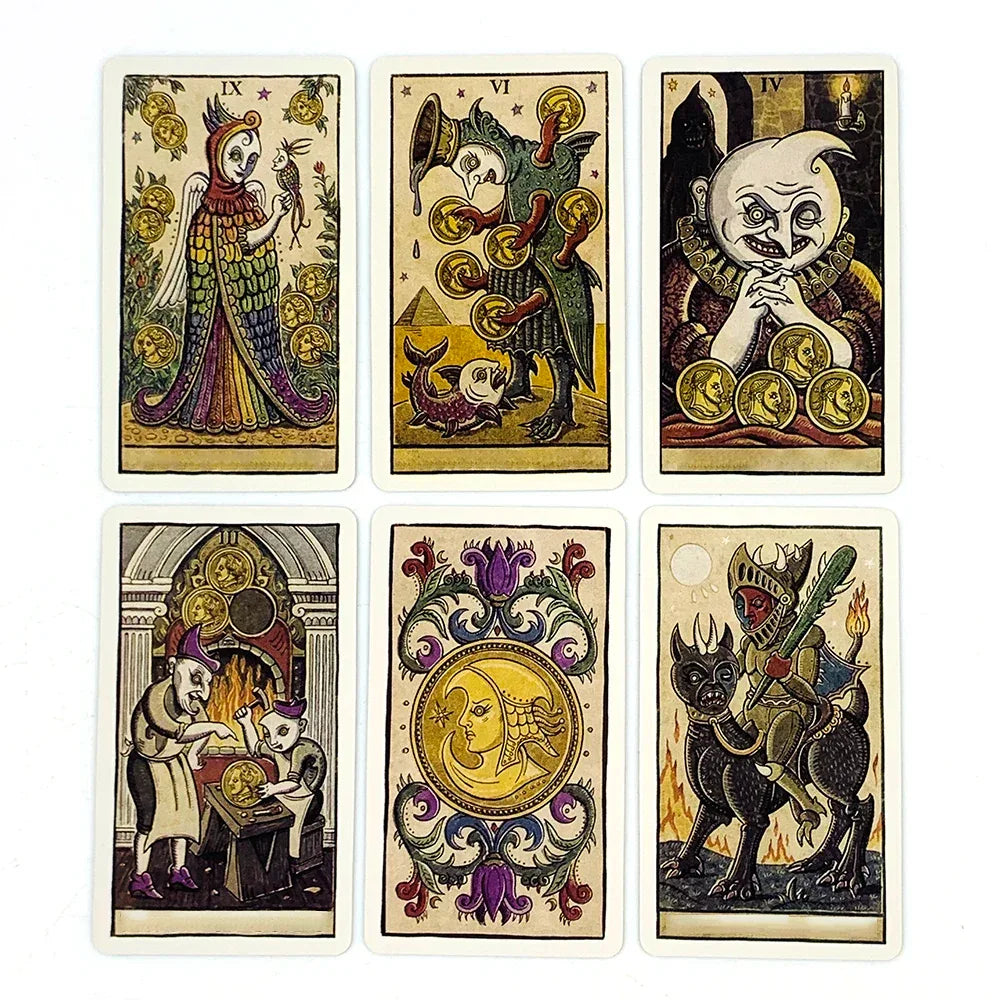 Hot-Selling 78pcs Tarot Cards Deck - English Version for Fortune Telling, Divination & Family Fun | Ideal Halloween & Christmas Gifts