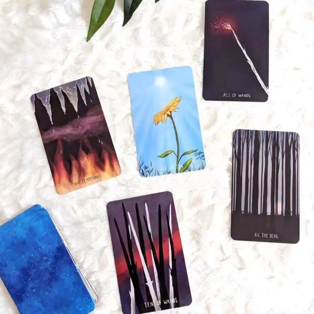 ✨ The Spacious Tarot Deck – 78 Cards Set | Interactive Family and Party Board Game for Entertainment and Self-Discovery ✨