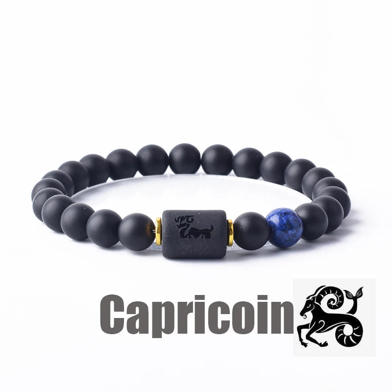 ✨ Zodiac Sign Bracelet Homme 12 Constellation Bangles – Adjustable Unisex Astrology Jewelry | Gemini, Virgo, Leo, Libra & More | Perfect Friendship Gift 29 8mm Beads