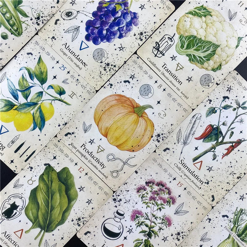 The Green Witch’s Oracle Deck – 50 Cards with Natural Magic Wisdom, English Edition for Divination & Spiritual Growth