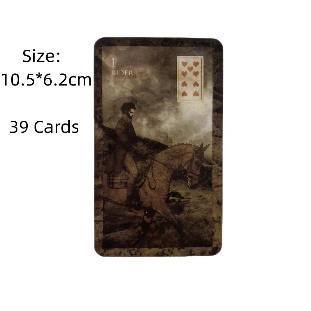 🧙‍♂️ Legend Of The Wizard Laird Lenormand Tarot Deck | Leisure Party Board Game & Fortune-telling Oracle