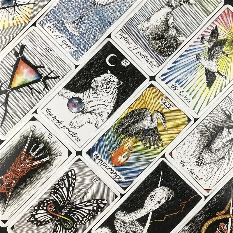 🃏 The Wild Unknown Tarot Deck – Mysterious and Artistic Tarot Cards for Adults & Kids | Board Game & Poker Set | Free Shipping