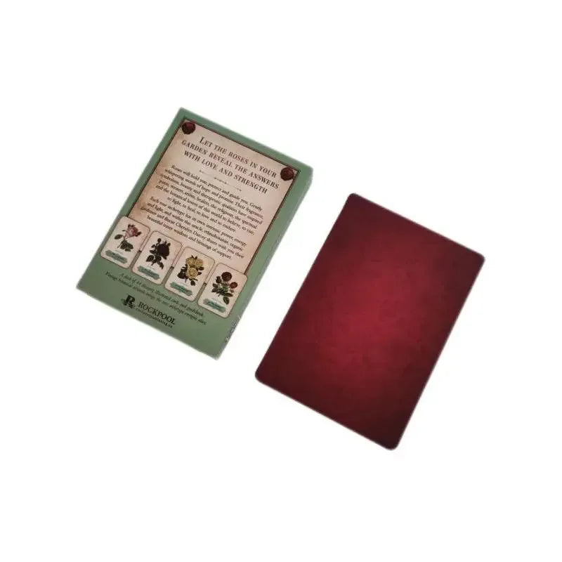 🌹 Oracle of The Roses – 44-Card Deck with Electronic Manual for Family Party Fun, Divination, and Board Games