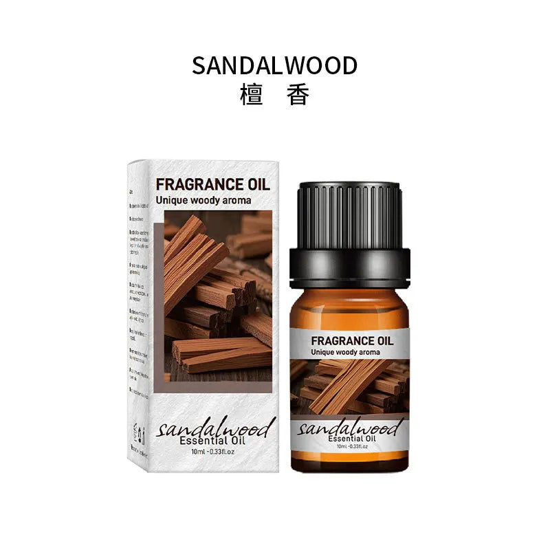 🚗 10ml Car Natural Plant Essential Oil – Water-Soluble Aromatic Refill for Auto Diffuser, Humidifier, and Air Freshener﻿ Sandalwood
