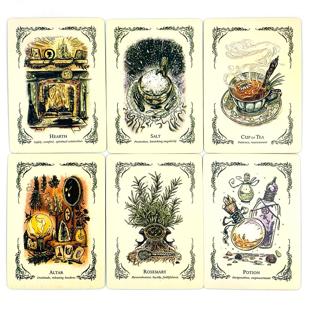 The Green Witch’s Oracle Deck – 50 Cards Embracing Natural Magic and Witchcraft Wisdom