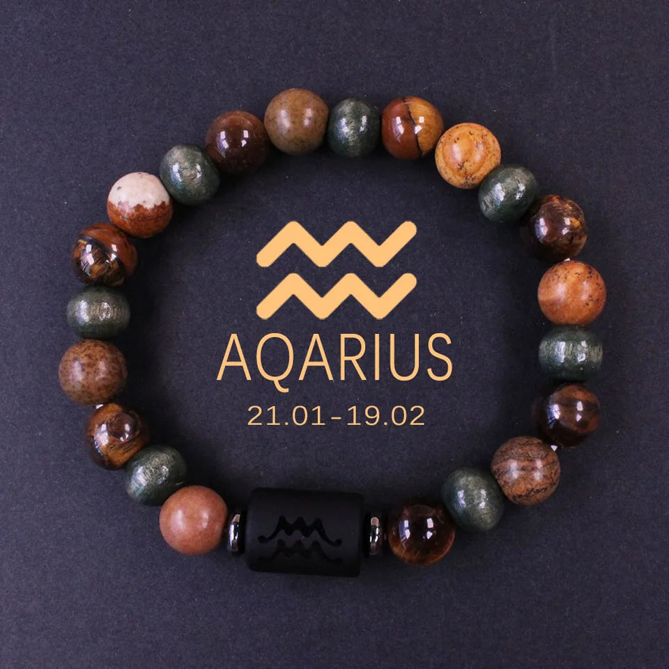 ✨ Boho Natural Stone Tiger’s Eye Bracelet – Unisex Jewelry for Women & Men – Unique Birthday & Christmas Gift for Boyfriend