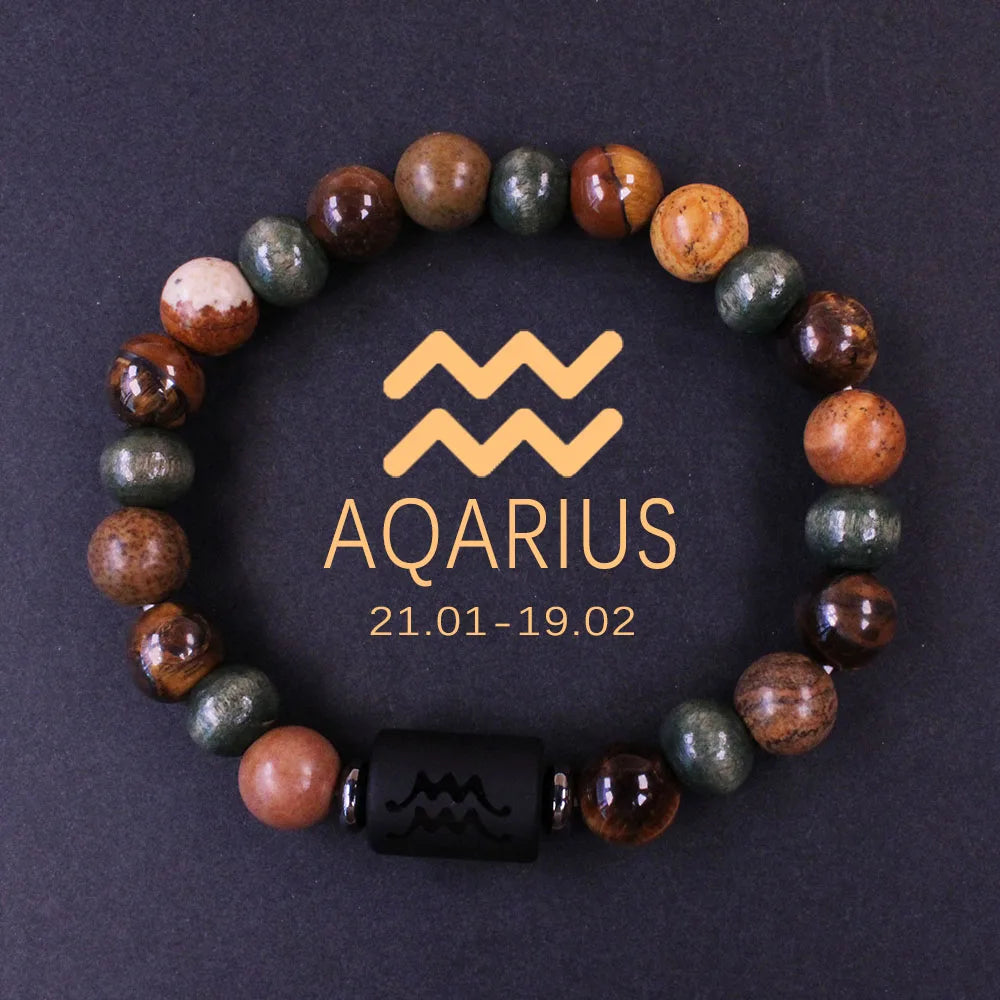 ✨ Boho Natural Stone Tiger’s Eye Bracelet – Unisex Jewelry for Women & Men – Unique Birthday & Christmas Gift for Boyfriend