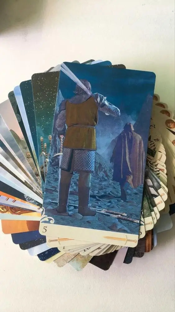 ♾️ Vice Versa Tarot Deck – Double-Sided 78-Card English Oracle Set for Spiritual Insight and Interactive Board Gaming