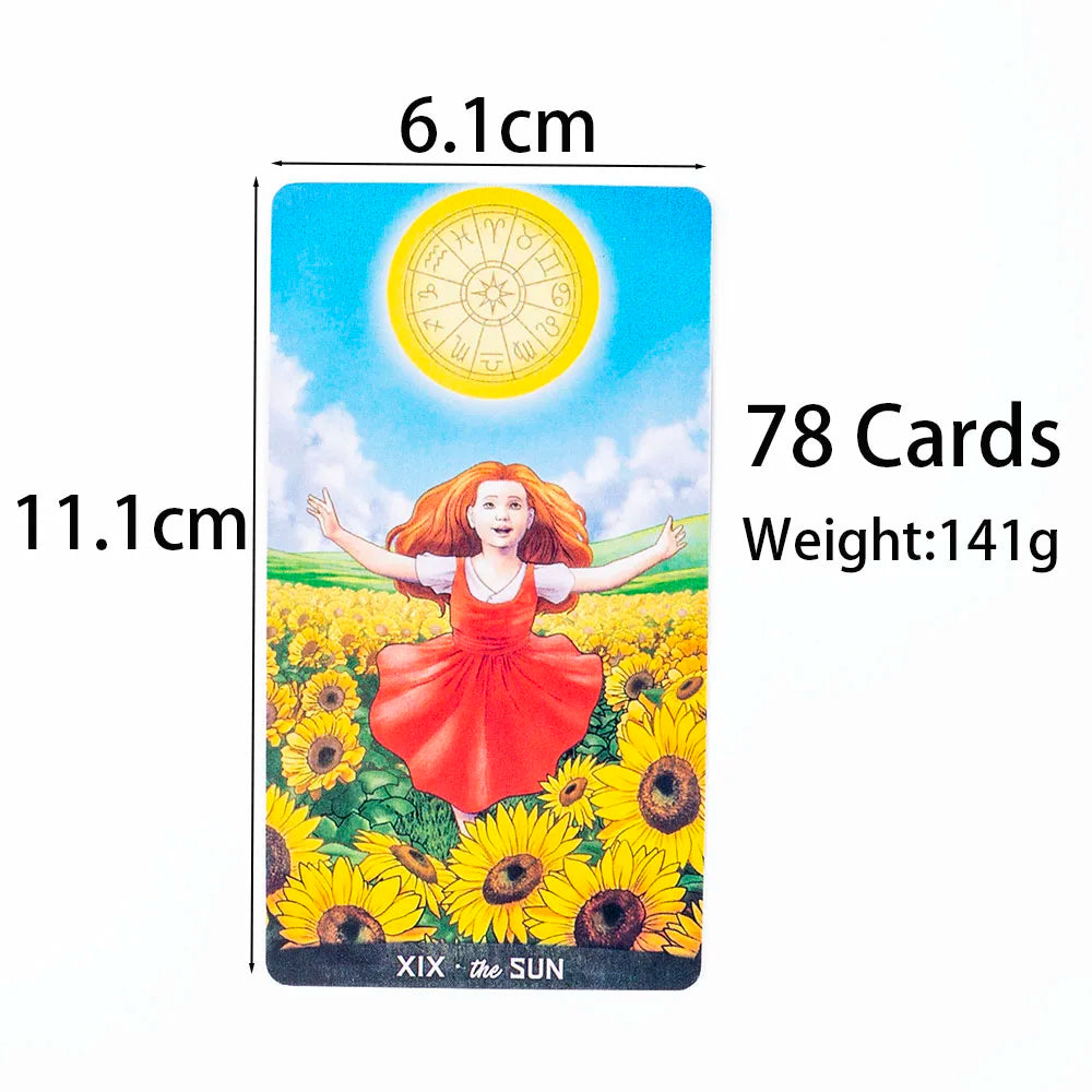 Gregory Scott Tarot Deck – 78 Cards | English Edition for Precognition, Divination & Group Party Games (11.1*6.1 cm)