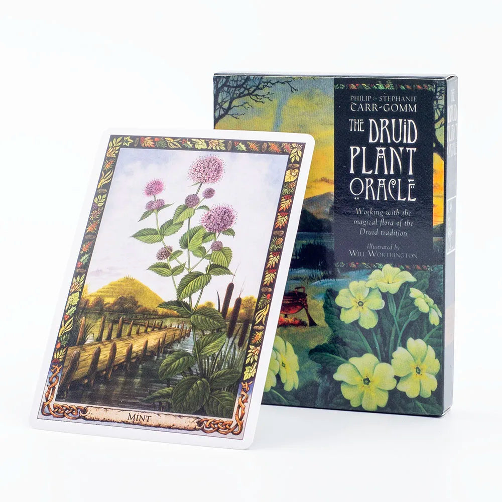 The Druid Plant Oracle – 39-Card Deck Featuring Magical Flora of The Druid Tradition with Guidebook for Divination & Board Games