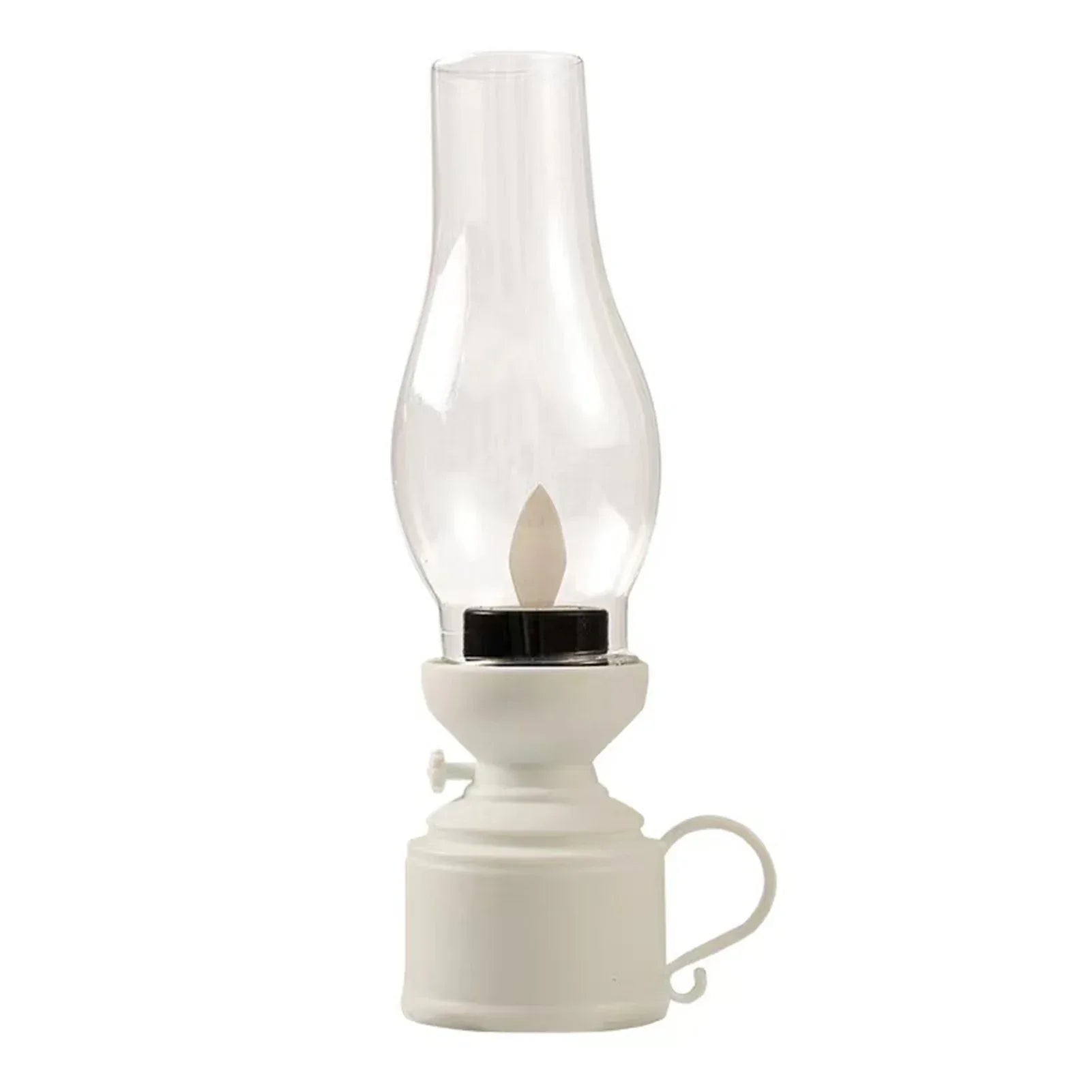 🕯️ Vintage Kerosene Lamp LED Flameless Candle – Antique Style Battery Operated Decoration Lamp for Halloween & Home Ambiance A