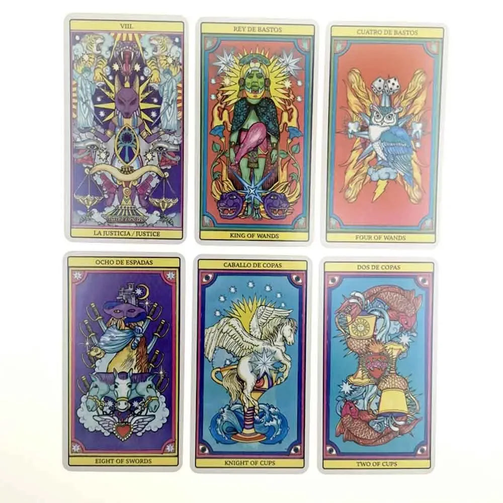 🐉 Chinese Tiger, Lion & Dragon Tarot Deck – Mystical Three Gods Divination Cards Inspired by Traditional Chinese Symbolism