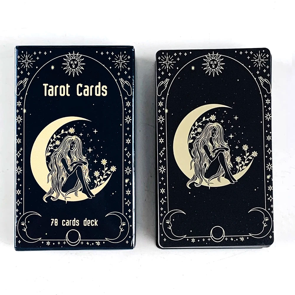🌟New Pocket-Sized 78-Card Tarot Deck for Beginners – Compact, Portable & Easy Learning for Intuitive Readings and Fun Board Games