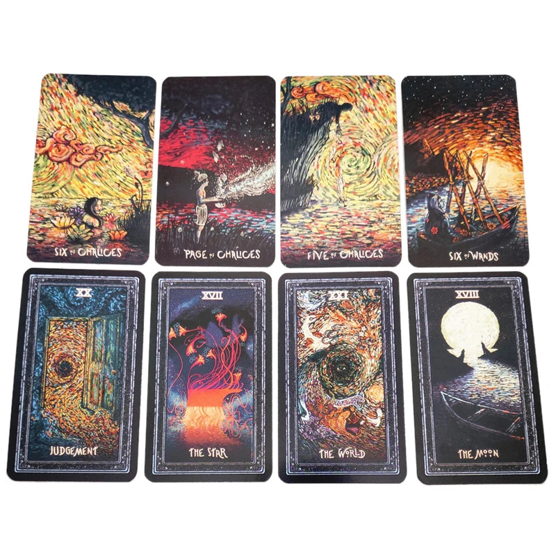 🌙 The Guardian of the Night Tarot Deck – 78 Cards | Animal-Themed Divination Deck | Work, Life & Love Guidance | Board Game & Oracle Cards | 10.3 x 6 cm | Guidebook Included | Family & Party Fun