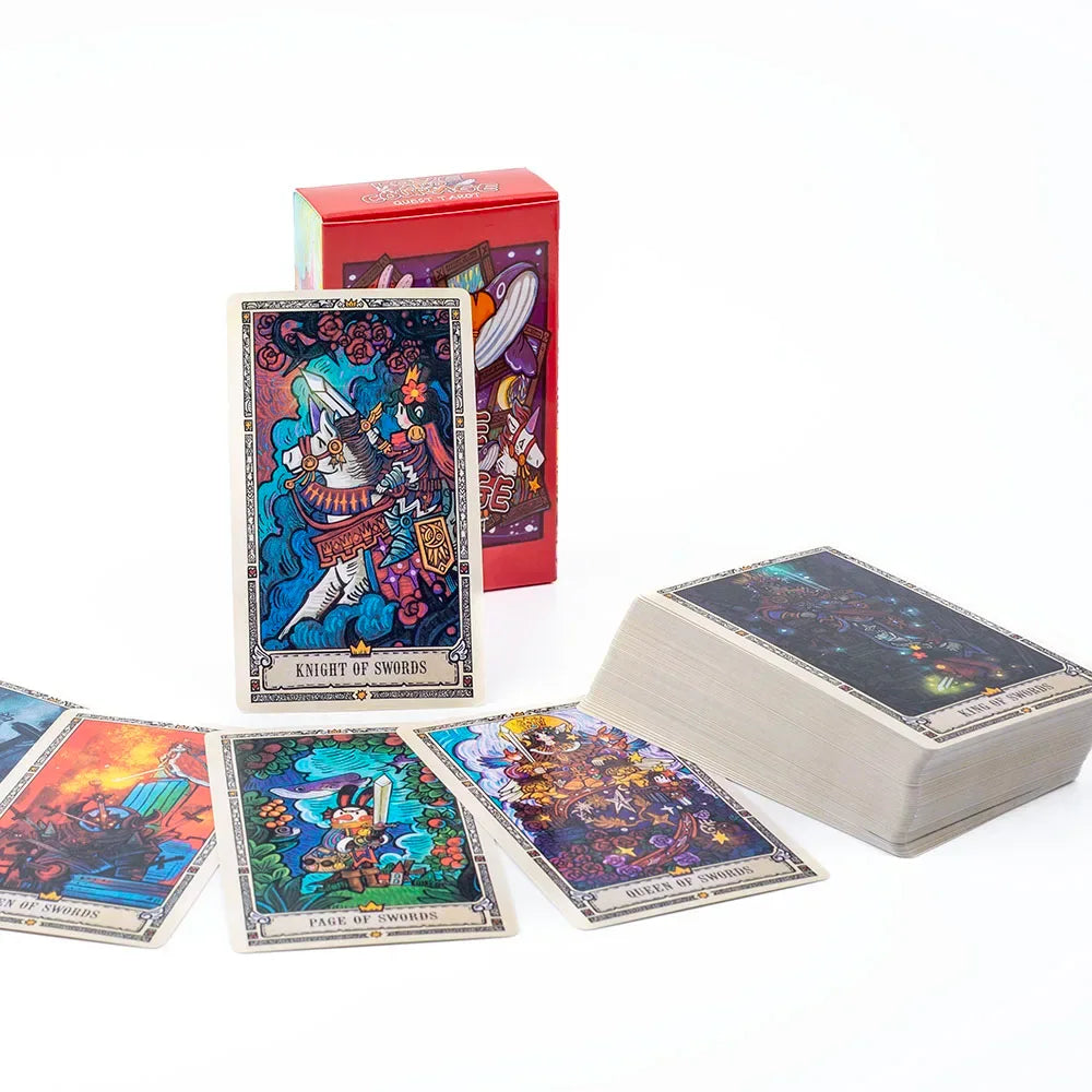 Love and Courage Quest Tarot Deck - 78-Card Pocket Edition for The Little Princess' Fantasy Journey